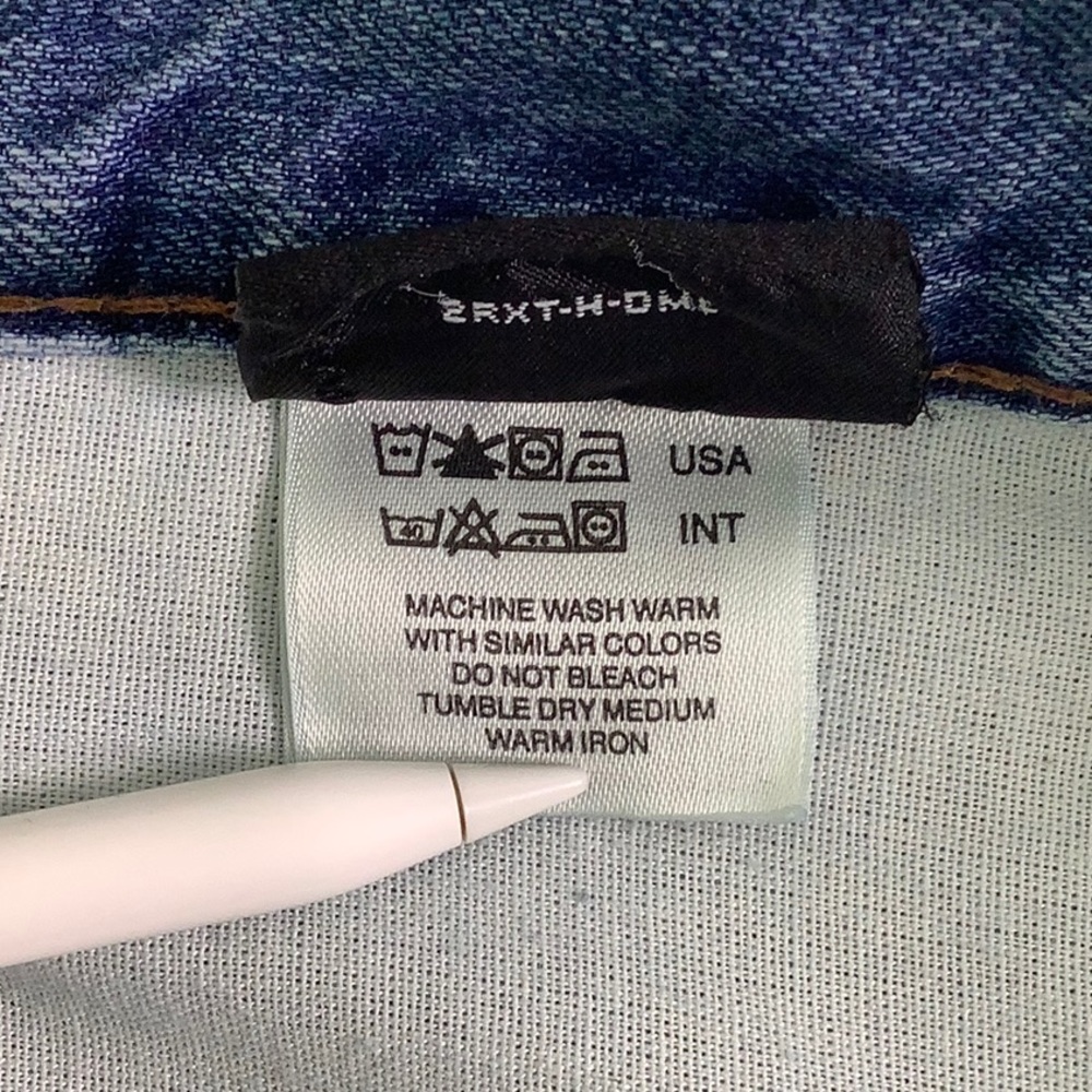 Harley Davidson Relaxed fit bikers blue jeans men size 38 X 32 EUC - Picture 8 of 14